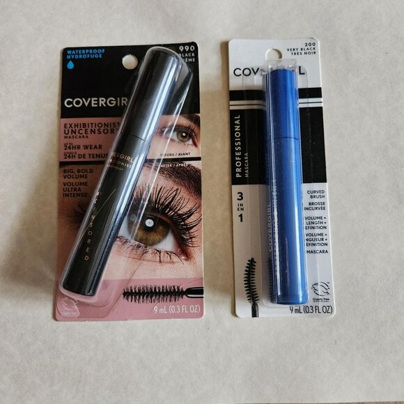 COVERGIRL Mascara Bundle: Waterproof Exhibitionist and Professional Big & Bold - Picture 1 of 6